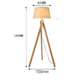 Nordic Retro Tripod Led Floor Lamp Silver Golden Industrial Studio Pendant Light Cafe Living Room Bedroom Decor Standing Light