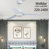 60 Inch Led Ceiling Fan Lamp Roof Home Fans Modern Indoor Decorate Wooden Blade Dc Ceiling Fan With Remote Control Ventilador