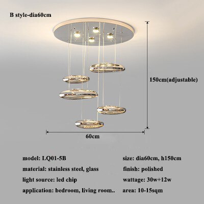 Modern Water Drop Led Ceiling Lights Living Dining Room Led Ceiling Chandeliers Lighting Home Decor Cafe Ceiling Lamp Luminaire
