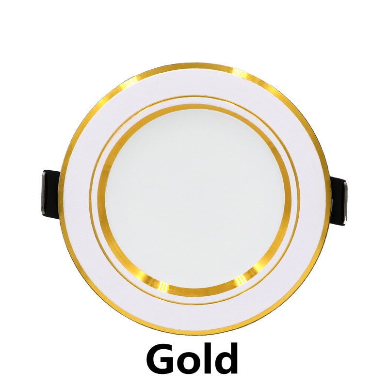 LED Downlight 5W 9W 12W 15W 18W Recessed Round LED Ceiling Lamp AC 220V 230V 240V Indoor Lighting Warm White Cold White