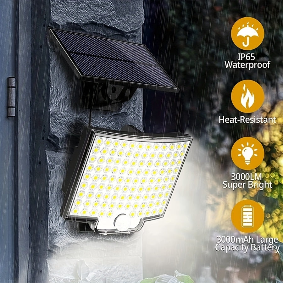 Solar Light Outdoor LED Garden Wall Lamp 106 LED IP65 Waterproof Super Bright Motion Sensor Solar Strong Power Solar Lights