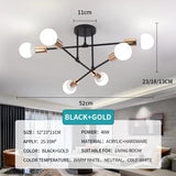 Modern Creative LED Chandelier Lighting Warm Romantic Minimalist for Bedroom Personality Living Room Dining Room Ceiling Lamp