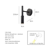 Minimalist LED Wall Lamp Reading Light For Bedroom Hotel Night Book Lamp Adjustable Rotaion Wall Light 5W Led  Spotlight