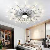 Led Firework Chandelier Dimmable For Living Room Bedroom Modern Ceiling Chandelier Dining Room Ceiling Lamp With Remote Control