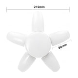 5+1 60W Blades Deformable LED Garage Light E27 Adjustable Shop Top Ceiling Lamp Professional Warehouse Foldable Fan Lamps 220V