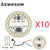 LED Bulb Patch Lamp SMD Plate Circular Module Light Source Plate For Bulb Light AC 220V-240V Led Downlight Chip Spotlight LED