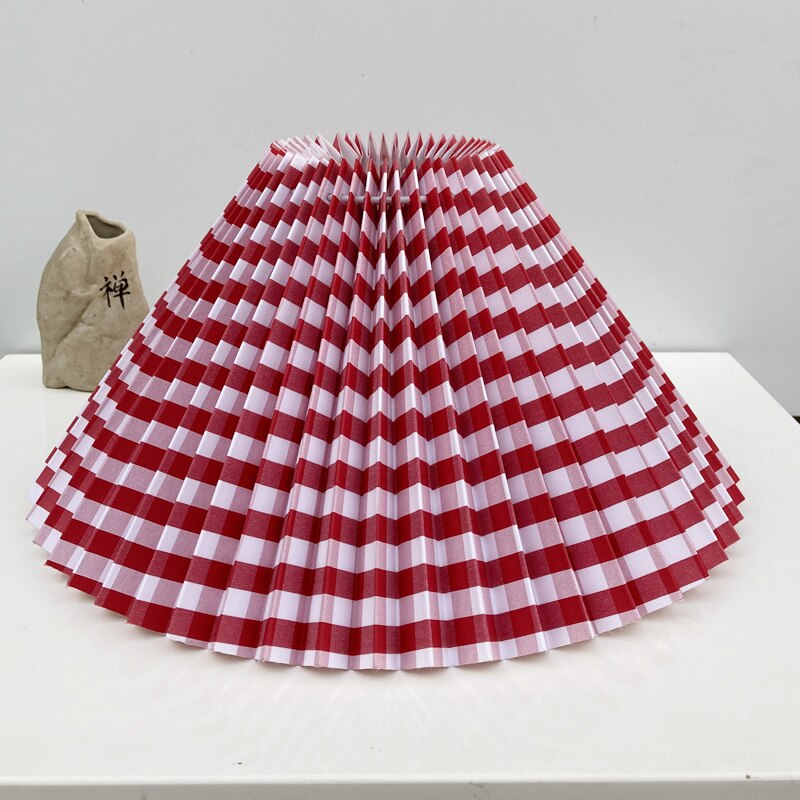 DIY pleated lampshade table lamp / wall lamp / floor lamp / chandelier cloth cover E27 lighting accessories