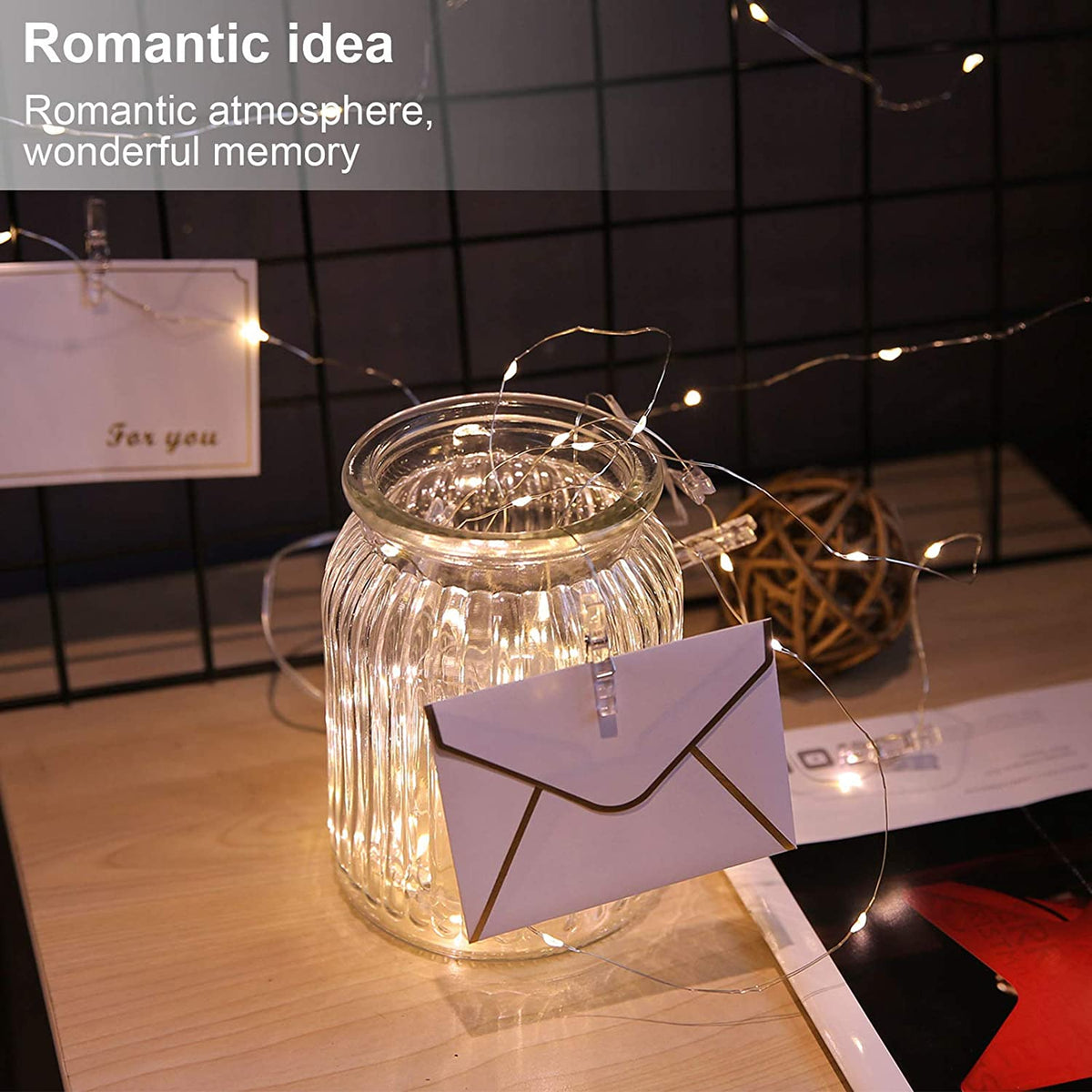 LED String Lights Photo Clip USB Battery Operated Garland Fairy Lamp Christmas Decoration Holiday Party Wedding Xmas Lighting