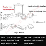 LED Living Room Postmodern Luxury Chandelier Lighting Novelty Restaurant Island Metal Bedroom Villa Lobby Home Art Chandelier
