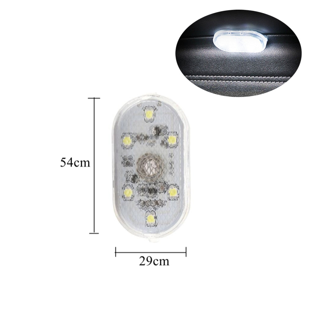 Magnetic Touch Light Hand Car Roof Magnets Ceiling Lamp Indoor Car Lighting Night Reading Light Reading Lamp Car Interior Lights