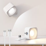 LED Wall Light 360 Projector Adjustable Wall Decor Modern Nordic Luminaire Indoor Magnetic Wall Lamps Stairs Room Decor