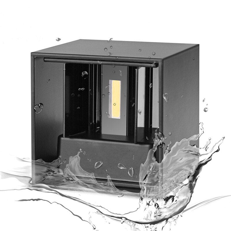 6W/10W LED Wall Light Outdoor Waterproof IP65 Porch Garden Wall Lamp &amp;amp; Indoor Bedroom Bedside Decoration Lighting Lamp Aluminum