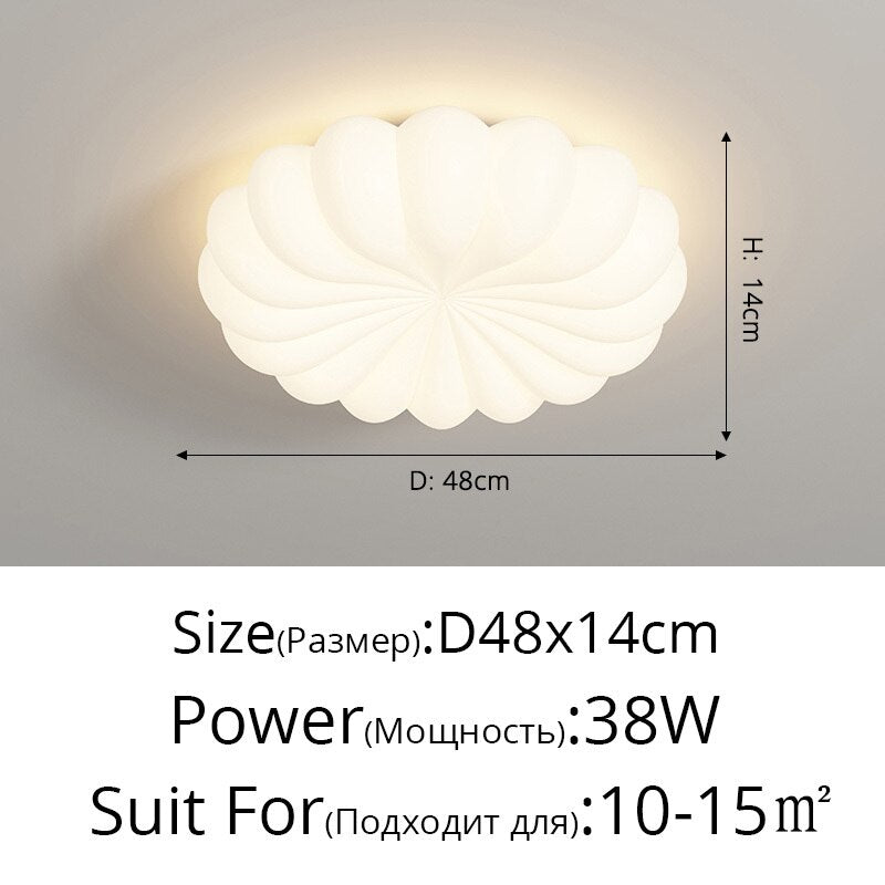 Living Room Main Lights Cloud Ceiling Lamp Modern Simple 2023 New Bedroom Study Children&amp;#39;s Room Warm Indoor Lighting Decor Lamps