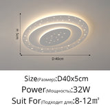 Minimalist Led Living Room Ceiling Lamp Modern Simple Home Atmosphere Master Bedroom Lamp Design Sense Ring Indoor Lighting Lamp