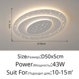 Minimalist Led Living Room Ceiling Lamp Modern Simple Home Atmosphere Master Bedroom Lamp Design Sense Ring Indoor Lighting Lamp