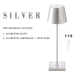 Cafe Dining Room Creative Table Lamp Adjustable Battery Rechargeable Led  Night Lamp Free Shipping for Bedroom Bar Hotel Floor