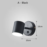 LED lampada Wall Light Project Led Indoor Lights Wall Lamps With Switch Dimming For Home Bedside Bedroom wall decor arts Sconce