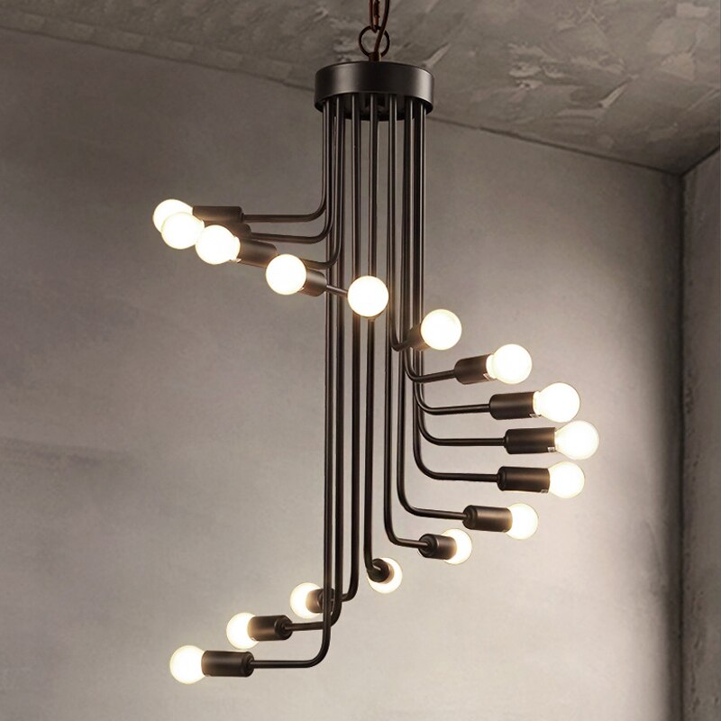Modern LED Nordic lamps living room Lighting Fixtures bar chandelier restaurant hanging lights cafe novelty dining chandeliers