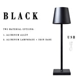 Cafe Dining Room Creative Table Lamp Adjustable Battery Rechargeable Led  Night Lamp Free Shipping for Bedroom Bar Hotel Floor