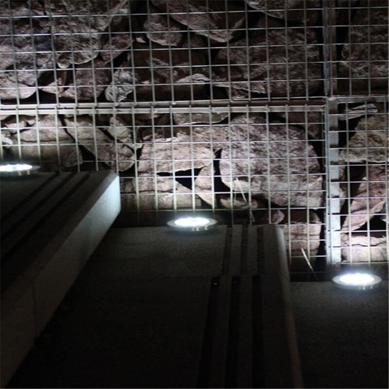 8/16 LED Solar Lawn Yard Buried Solar Lights Solar Garden Light Waterproof Outdoor Lantern PathWay Floor Under Ground Spot Lamp