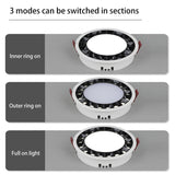 Led Spotlights Round Downlight Recessed Ultra-thin Grille Lamp Aluminum Ceiling Spot Light 7W 12W 18W 24W 36W Foco Lighting