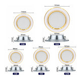 LED Downlight 5W 9W 12W 15W 18W Recessed Round LED Ceiling Lamp AC 220V 230V 240V Indoor Lighting Warm White Cold White