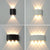 IP65 LED Wall Lamp Outdoor Waterproof Garden Lighting  Aluminum AC86-265 Indoor Bedroom Living Room Stairs Wall Light