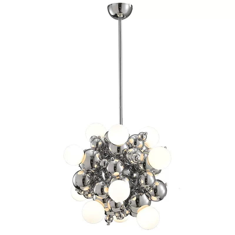 Modern Magic Bean Molecular Chandelier Lamp Novelty Luxury Dining Room Pendant Light Personality Art Glass Ball Hanging Lights
