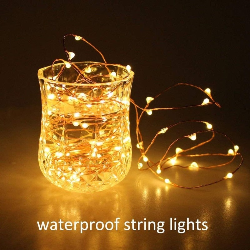 Solar String Fairy Lights 5m 50LED / 30M 300 LED Waterproof Outdoor Garland Solar Power Lamp Christmas For Garden Decoration
