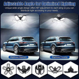 E27 LED Bulb Fan Blade Timing Lamp AC85-265V 180W Foldable Led Light Bulb Lampada For Home Ceiling Light With Remote Controller