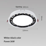 Led Spotlights Round Downlight Recessed Ultra-thin Grille Lamp Aluminum Ceiling Spot Light 7W 12W 18W 24W 36W Foco Lighting