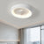 Modern Bedroom Whiite Ceiling Fans Metal Ceiling Lights Nordic Minimalism Led Mounted Lamp Fixtures Home Decor Lustre Luminarias