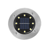 8/16 LED Solar Lawn Yard Buried Solar Lights Solar Garden Light Waterproof Outdoor Lantern PathWay Floor Under Ground Spot Lamp