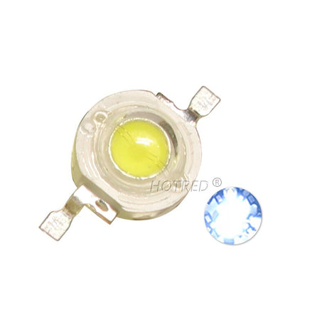 10-1000Pcs High Power LED COB Lamp Chip 1W 3W 3.2-3.6V 110-280LM Bead Warm Cold White Blue Diode For DIY LED Spotlight Downlight