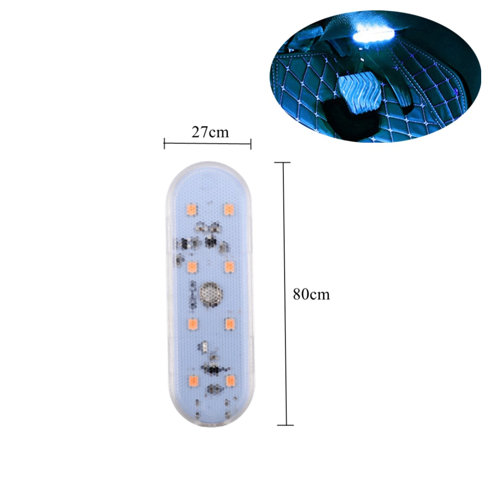 Magnetic Touch Light Hand Car Roof Magnets Ceiling Lamp Indoor Car Lighting Night Reading Light Reading Lamp Car Interior Lights