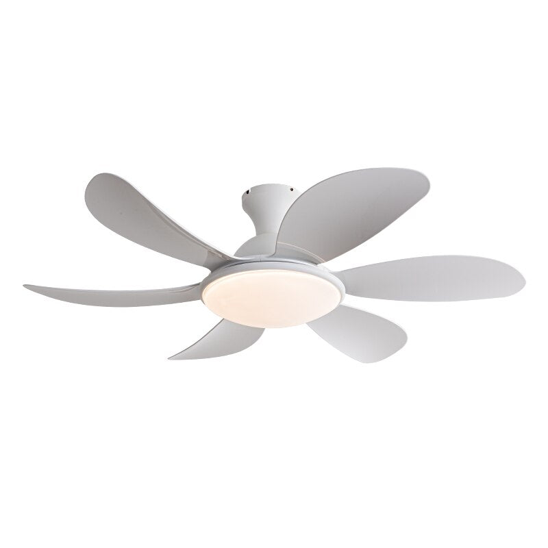 Strong wind household living room fan light bedroom dining room simple ceiling fan light variable frequency silent fan light