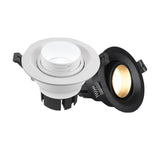 LED Recessed Spotlight Commercial Lighting Downlight Telescopic Focusing Spotlight Home Living Room COB Spotlight