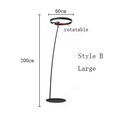 Italian Led Right Fishing Floor Lamp Creative Tall Stand Lights for Living Room Bedroom Beside Lamp Modern Study Reading Lamp