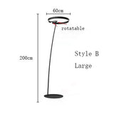 Italian Led Right Fishing Floor Lamp Creative Tall Stand Lights for Living Room Bedroom Beside Lamp Modern Study Reading Lamp