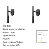 Minimalist LED Wall Lamp Reading Light For Bedroom Hotel Night Book Lamp Adjustable Rotaion Wall Light 5W Led  Spotlight