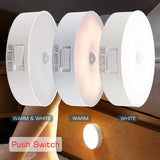 Motion Sensor Light USB Night Light Bedroom Decor Wireless LED Wall Lamp for Kitchen Stairs Hallway Cabinet Closet Wardrobe