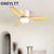 35Inch Design Fan Modern Floor Wood Dc Ceiling Fan Lamp With Remote Control Indoor Solid Wood LED light Fans For Home Ventilador