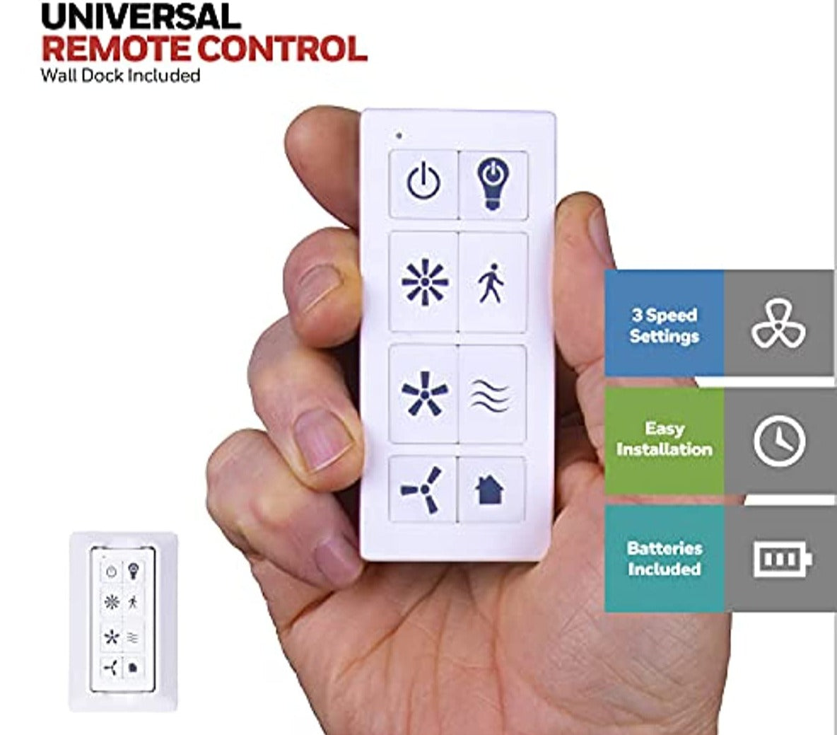 Ceiling Fans - 56-in Dual Mount Indoor - LED Ceiling Fan with Light - Contemporary Room Fan