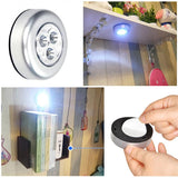 Wardrobe Bedroom Stairs Mini LED Touch Control Night Light Kitchen Wireless LED Cabinet Light Battery Powered Closet Wall Light