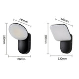 LED Wall Light IP65 Waterproof  Outdoor Garden Fence  Entrance Porch Exterior Wall Corridor Balcony Lighting With Motion Sensor