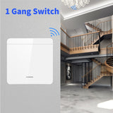 Tuya WiFi Smart Switch For Lighting RF 433Mhz Wireless Switch 86 Wall Panel Smart Home Timer Voice Control Google Home Alexa