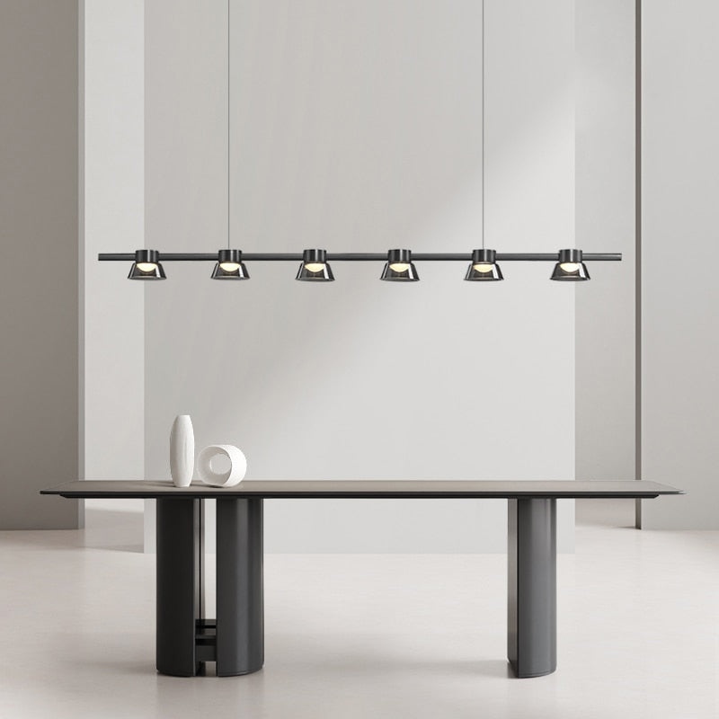 Modern Dinning Room Chandelier Lights Nordic Glass Novelty Decor Chandelier Lighting For Kitchen LED Long Hanging Light Fixture