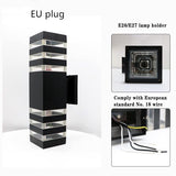 E27 Lights Lighting Outdoor Wall Light Waterproof Up Down Aluminum Garden Light Wall Lamp Corridor Lighting EU US