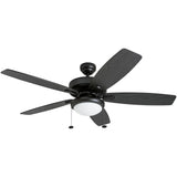 52" Blufton Outdoor Ceiling Fan, White Ceiling Fans Room Decor Home Fan  Ceiling Fan with Led Light