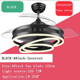 2023 Modern Ceiling Fan with Led Light Ventilator De Techno Con lumination Ceiling Fans Living Room Decors Chandelier with Fan